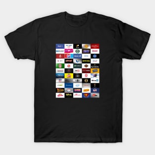 Bitcoin Logo Collage T-Shirt